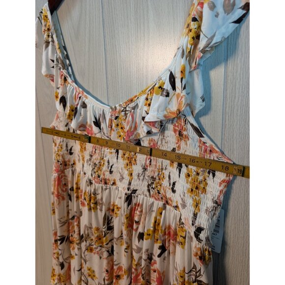 Torrid Babydoll Ruffle Shoulder Tank Casella NWT New 2X 2XL Sleeveless Blouse - Picture 5 of 5